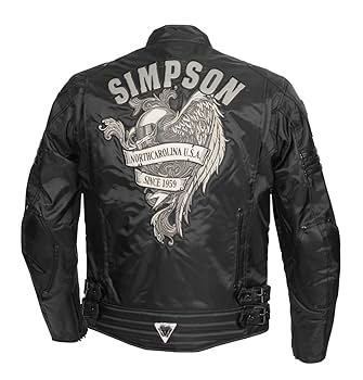 Amazon.co.jp: シンプソン(SIMPSON) バイク用ジャケット Nylon